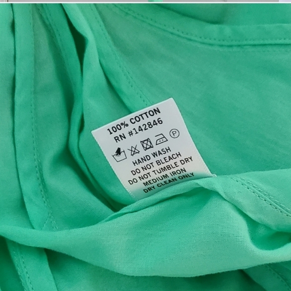 Rhode mini dress ELLA dress poplin cotton resort bishop sleeve belt Medium - Picture 6 of 13